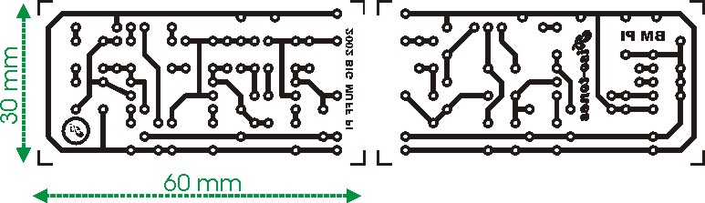 Placa Big Muff Pi Dividida en dos