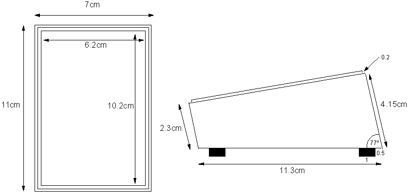 Esquema de la caja Retex Plástica